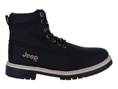 Botas Jeep de Lona Color Negro para Hombre