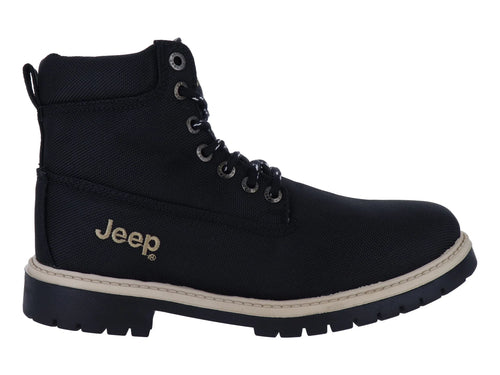 Botas Jeep de Lona Color Negro para Hombre