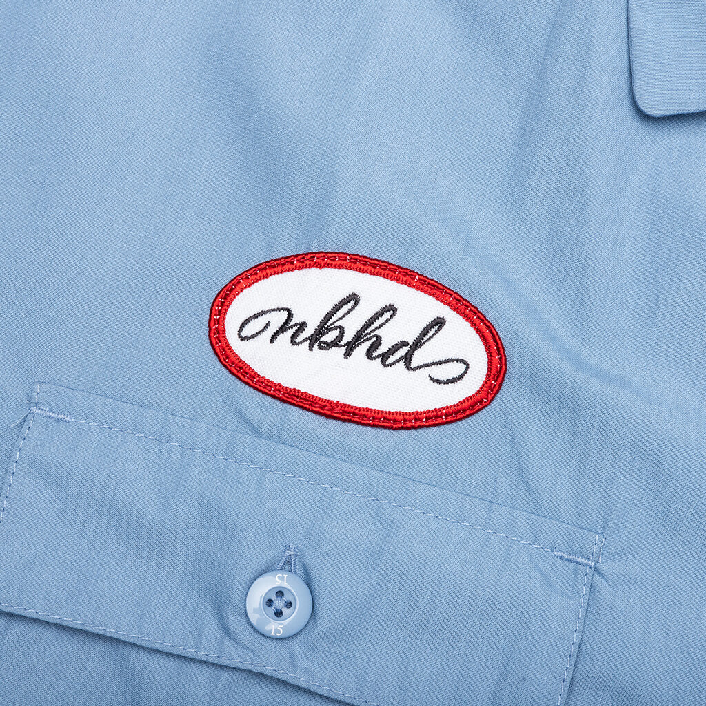 Classic S S Work Shirt Blue