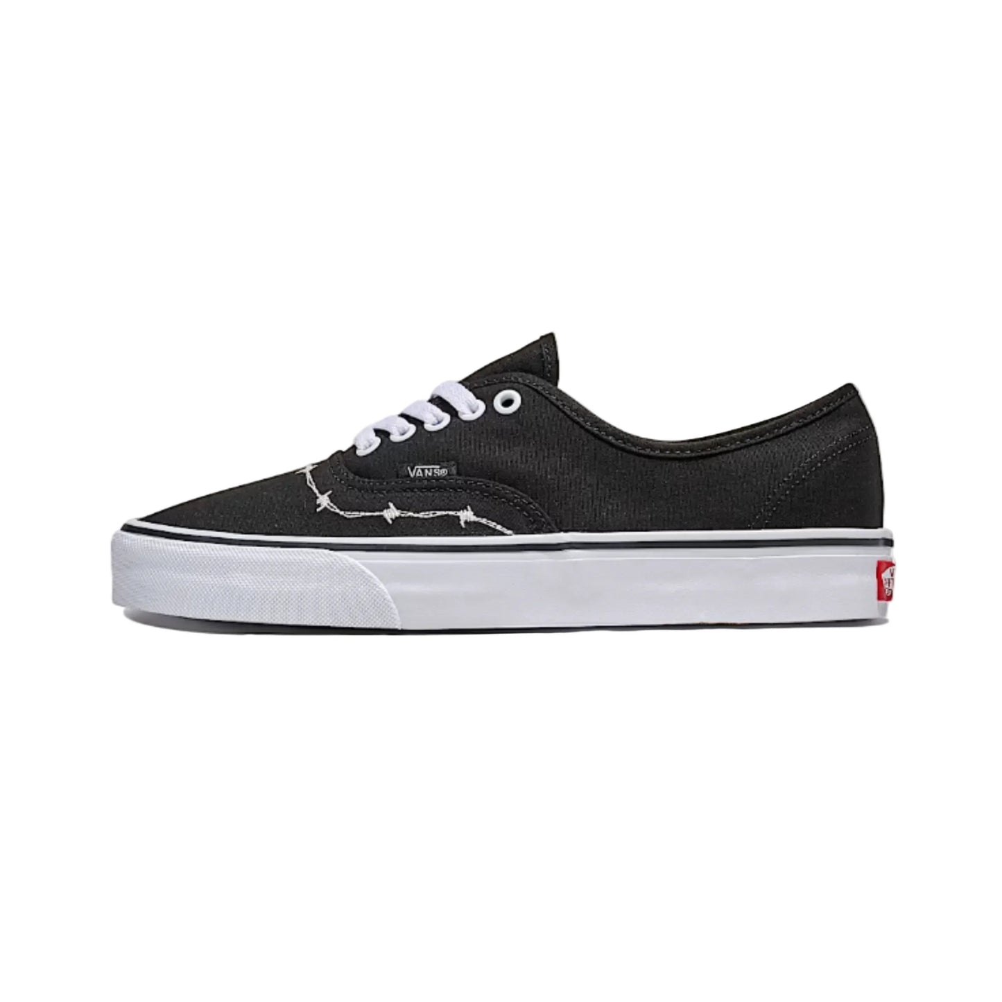Men's Vans Authentic Barbed - "Black/White"