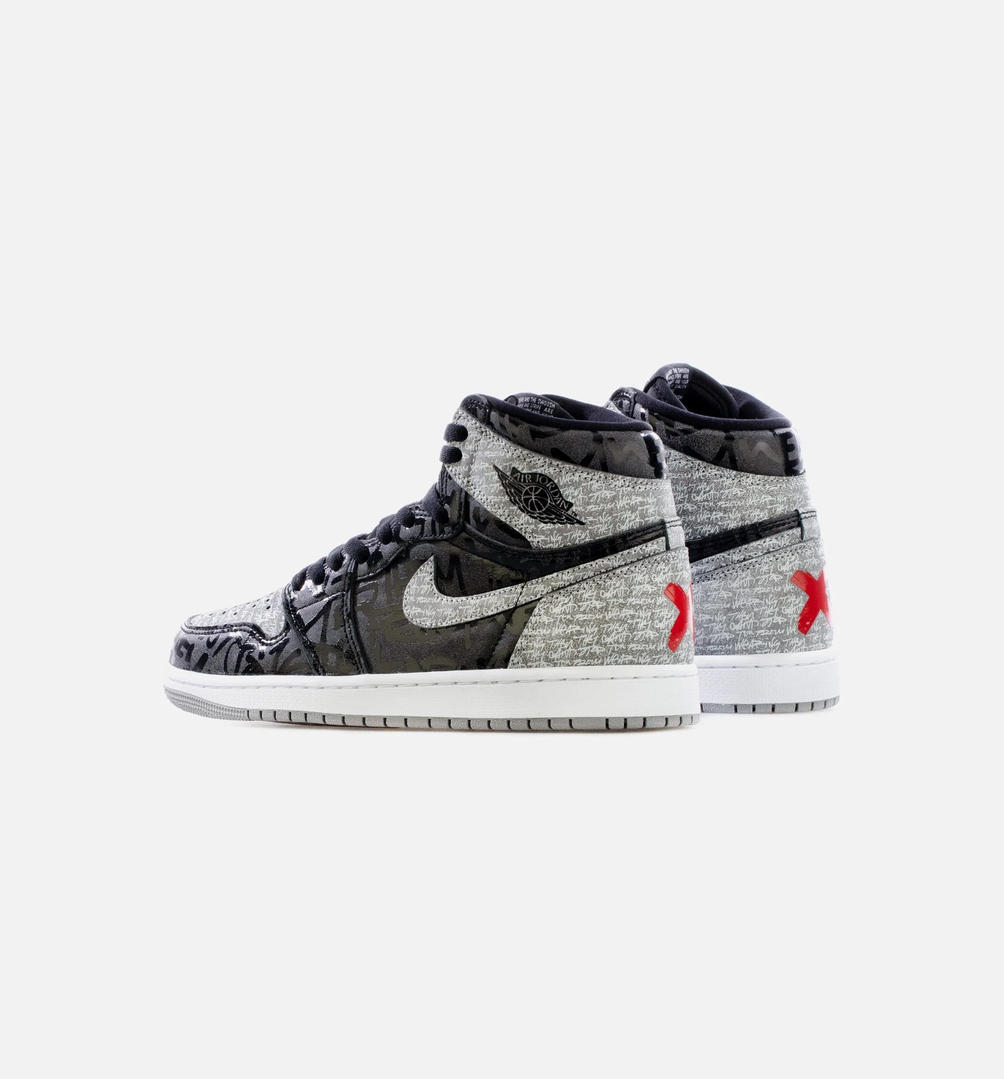 Air Jordan 1 OG Rebellionaire Mens Lifestyle Shoe Black Silver Limit One Per Customer