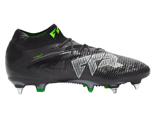 PUMA Future 8 Ultimate Mxsg Soft Ground Soccer Cleats Black Cool Light Grey Fluo Green