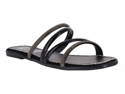 Sandalias Luna Rosa Negro para Mujer