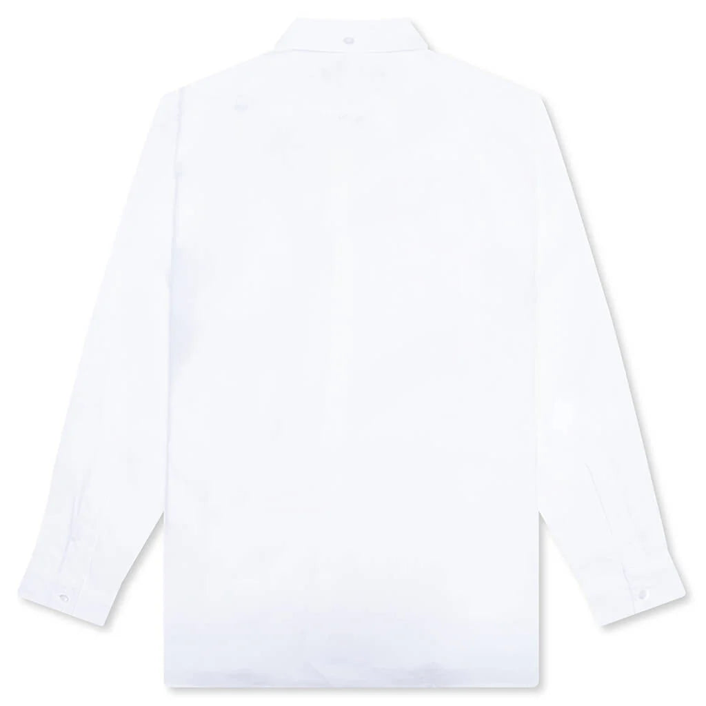 Dali Oversized Button Down Shirt White