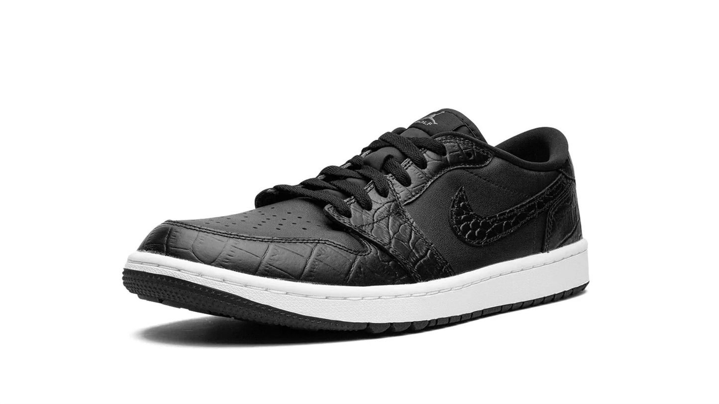 Air Jordan 1 Golf Low Black Croc