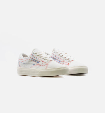 Vans Vault X Taka Hayashi Diy Low Mens Skate Shoe Bone Multi Color