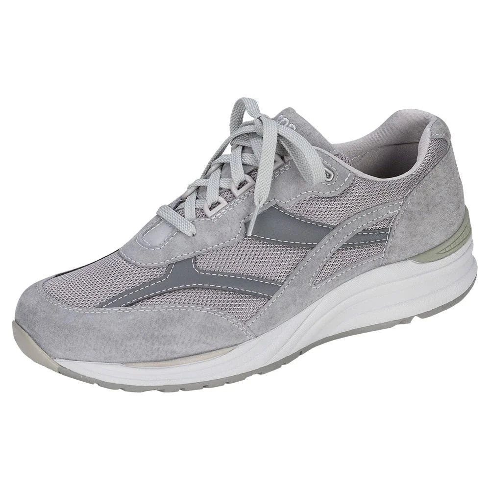 Men's Journey Mesh Lace Up Sneaker in Gray