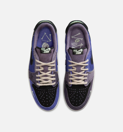 Air Jordan 1 Low OG Regency Purple and Dark Raisin Mens Lifestyle Shoe Regency Purple Vapor Green Black Dark Raisin Daybreak Light Silver