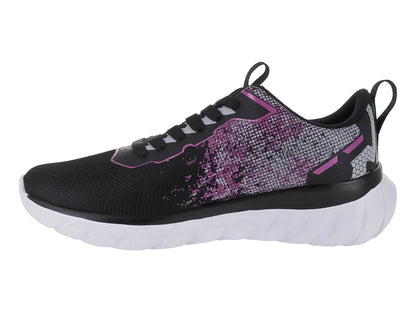 Tenis MAKENA Negro y Fucsia para Mujer