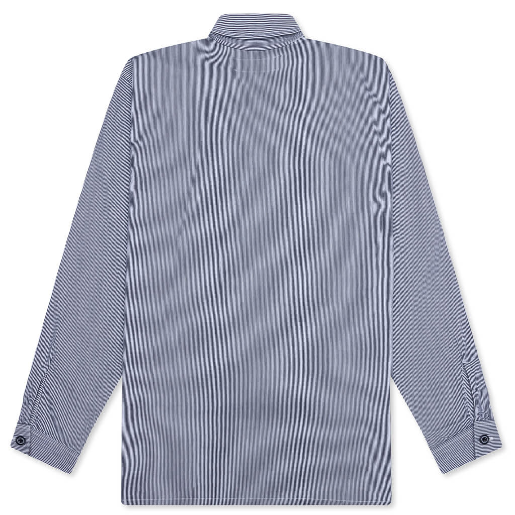 Classic Work L S Pullover Shirt Indigo
