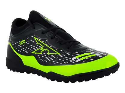 Tenis de Fútbol Leon Trucco Negro y Amarillo Neón para Niño