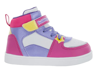 Tenis Buble Gummers Tobago I Blanco Fucsia para Niña