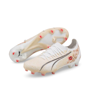 PUMA Ultra Ultimate Liberty Womens FG AG Soccer Cleats White Pristine Black
