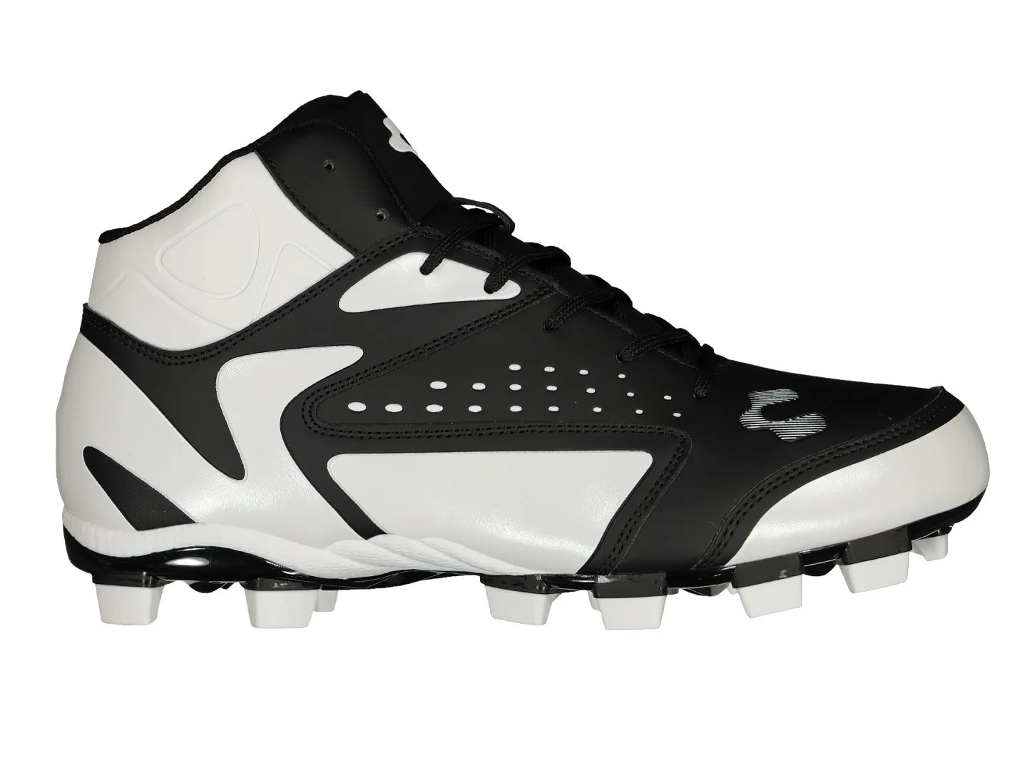 Tenis Charly para Béisbol Negro con Blanco para Hombre