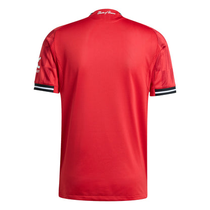 adidas Manchester United Home Authentic Mens Soccer Jersey 25 26 Red