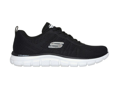 Tenis Skechers Track Negro con Blanco para Mujer