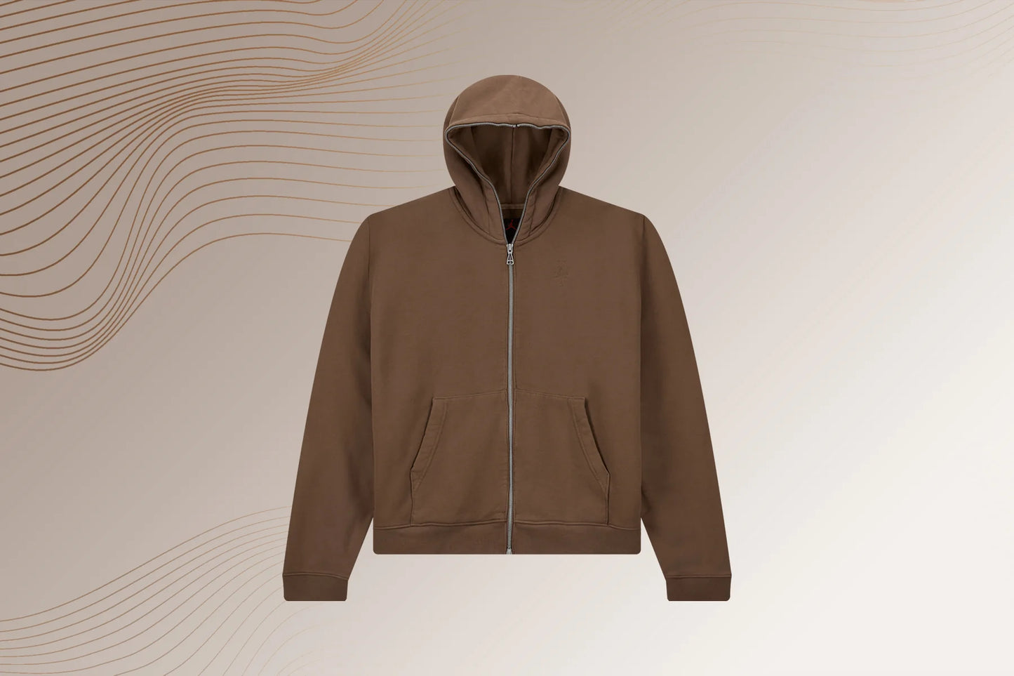 Air Jordan x Travis Scott Mens Full Zip Hoodie Palomino