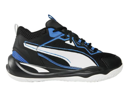Tenis PUMA Playmaker 2023 Negro Blanco y Azul para Hombre