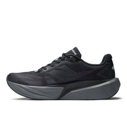 Men's FuelCell Rebel v5 in Black with Castlerock and Silver Metallic