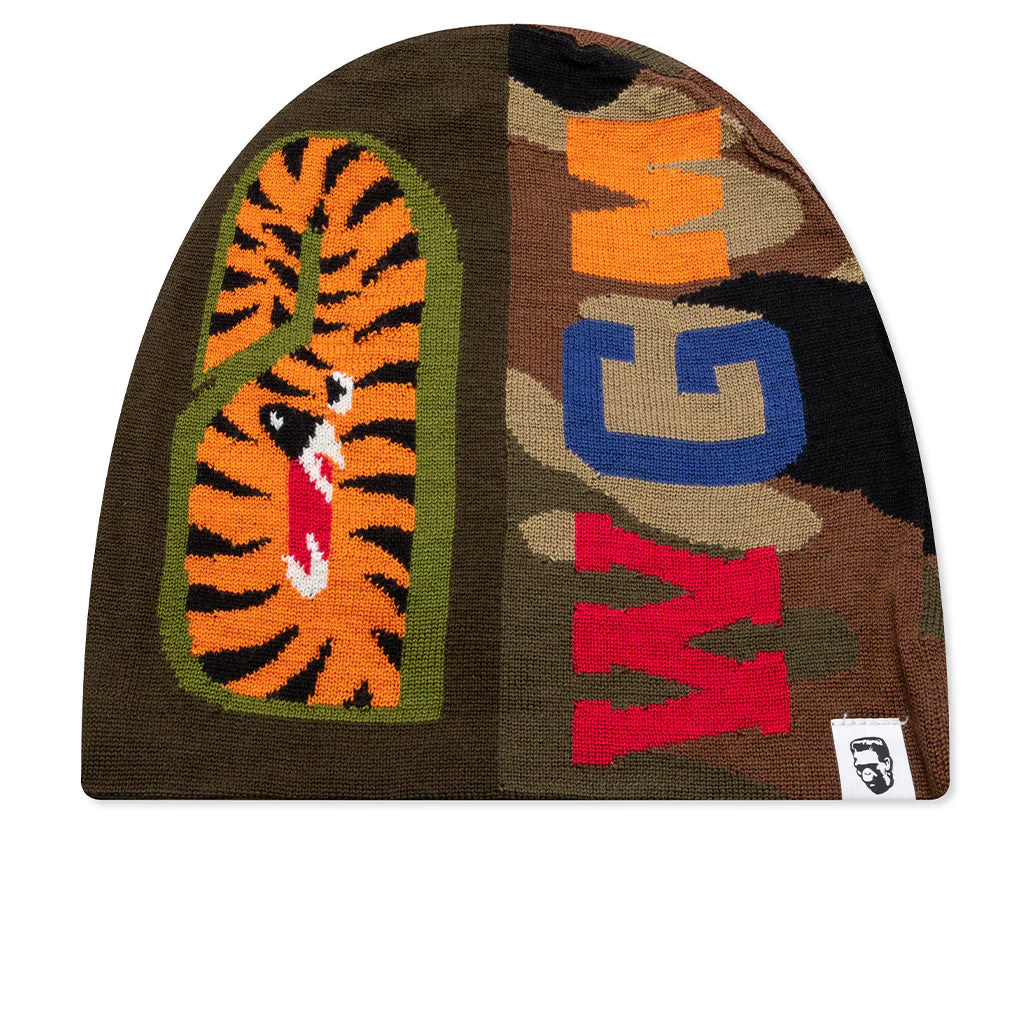 1st Shark Knit Cap Olive Drab
