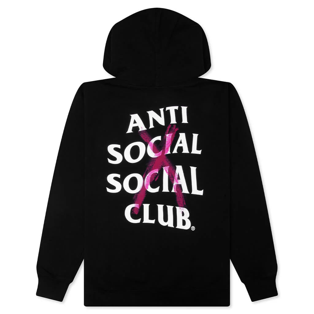 Cancelled Hand Painted Hoodie Black