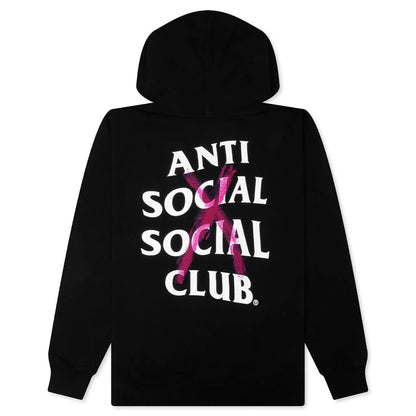 Cancelled Hand Painted Hoodie Black