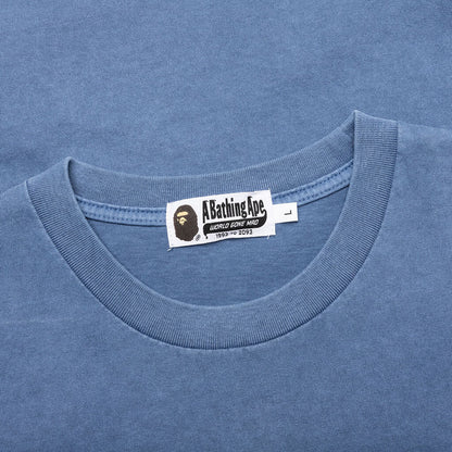 Pigment Dyed College Relaxed Fit Tee Navy