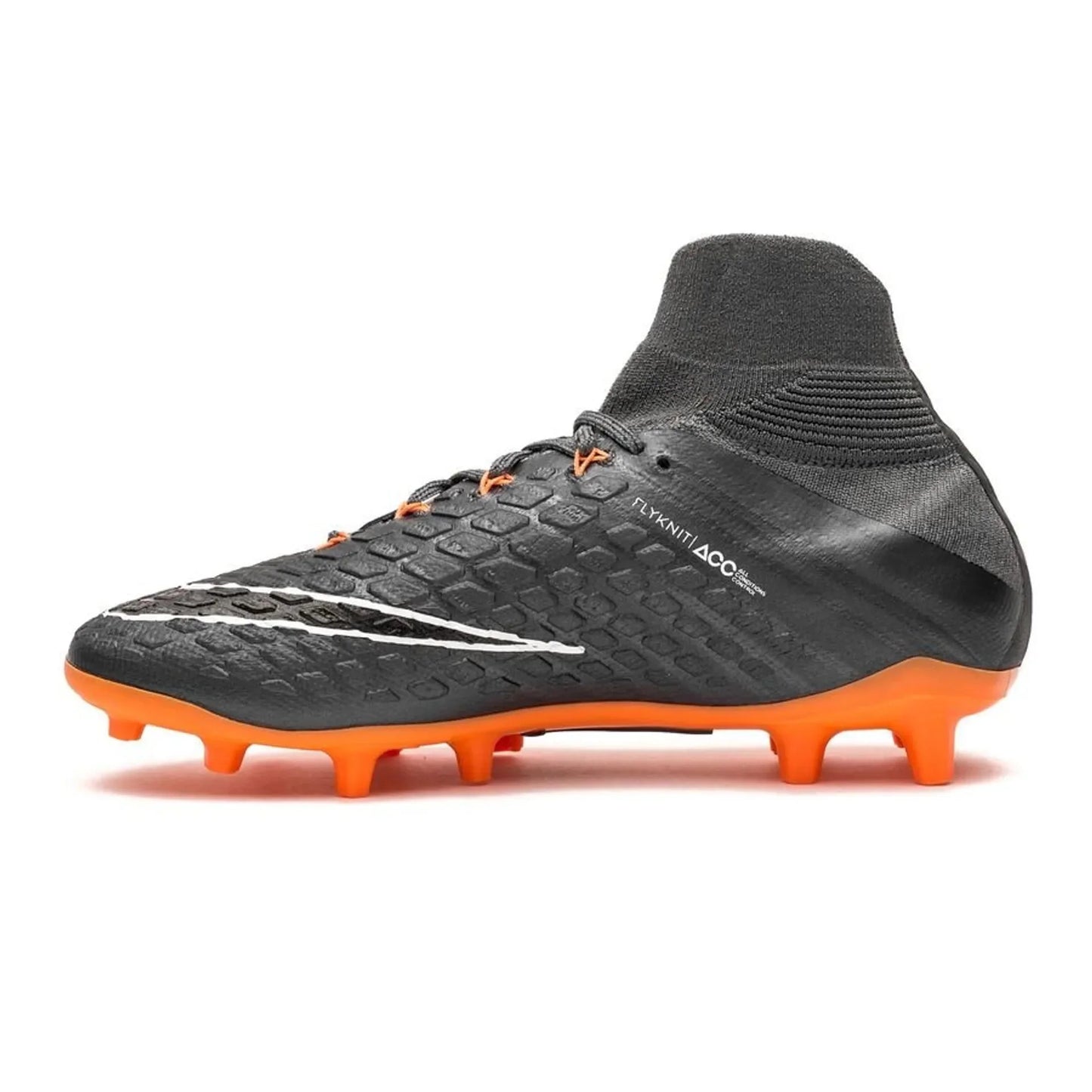 Nike JR Hypervenom Phantom 3 Elite DF FG Dark Grey Total Orange White