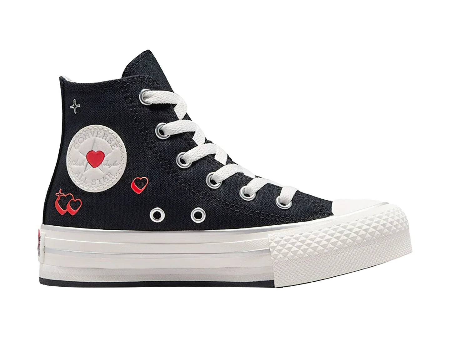 Tenis Converse Chuck Taylor All Star Eva Lift Negro para Niña