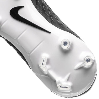 Nike Kids Jr Hypervenom Phantom III Dynamic Fit FG Firm Ground Soccer Cleats Black White Royal