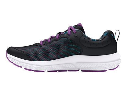 Tenis Under Armour Assert 10 Print Negro para Niña