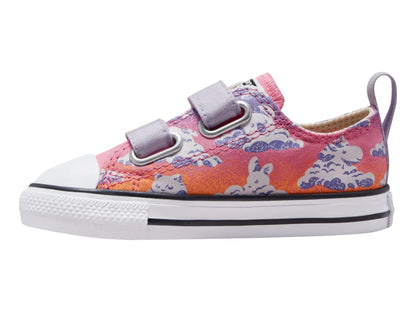 Tenis Converse Chuck Taylor All Star Morado y Rosa para Niña