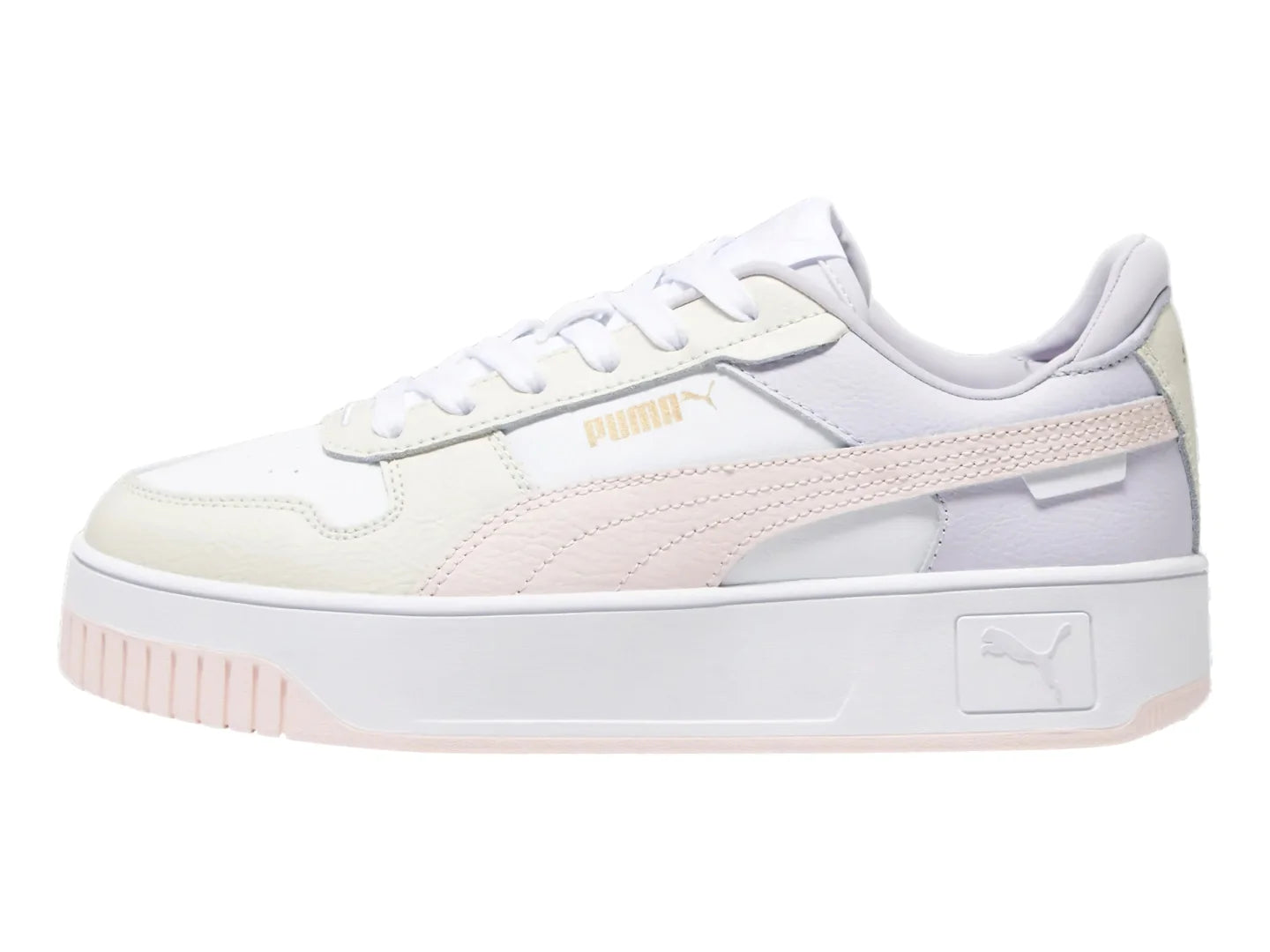 Tenis PUMA Carina Street Blanco y Rosa para Mujer