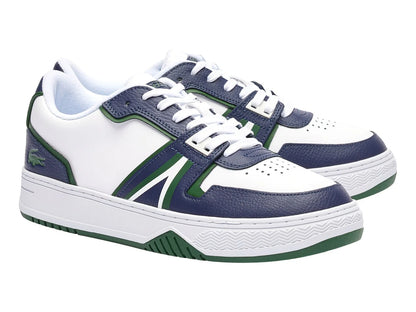 Tenis Lacoste Blanco y Azul Marino para Hombre