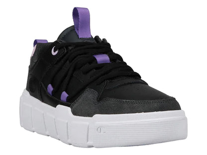 Tenis Champion Ventor Chic Negro y Lavanda para Mujer