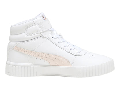 Tenis PUMA Carina 20 Mid Blanco y Rosa para Mujer