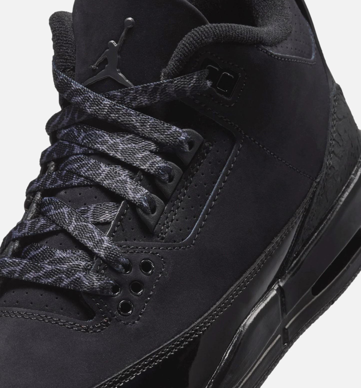 Air Jordan 3 Retro Black Cat Grade School Lifestyle Shoe Black Dark Charcoal Black Free Shipping