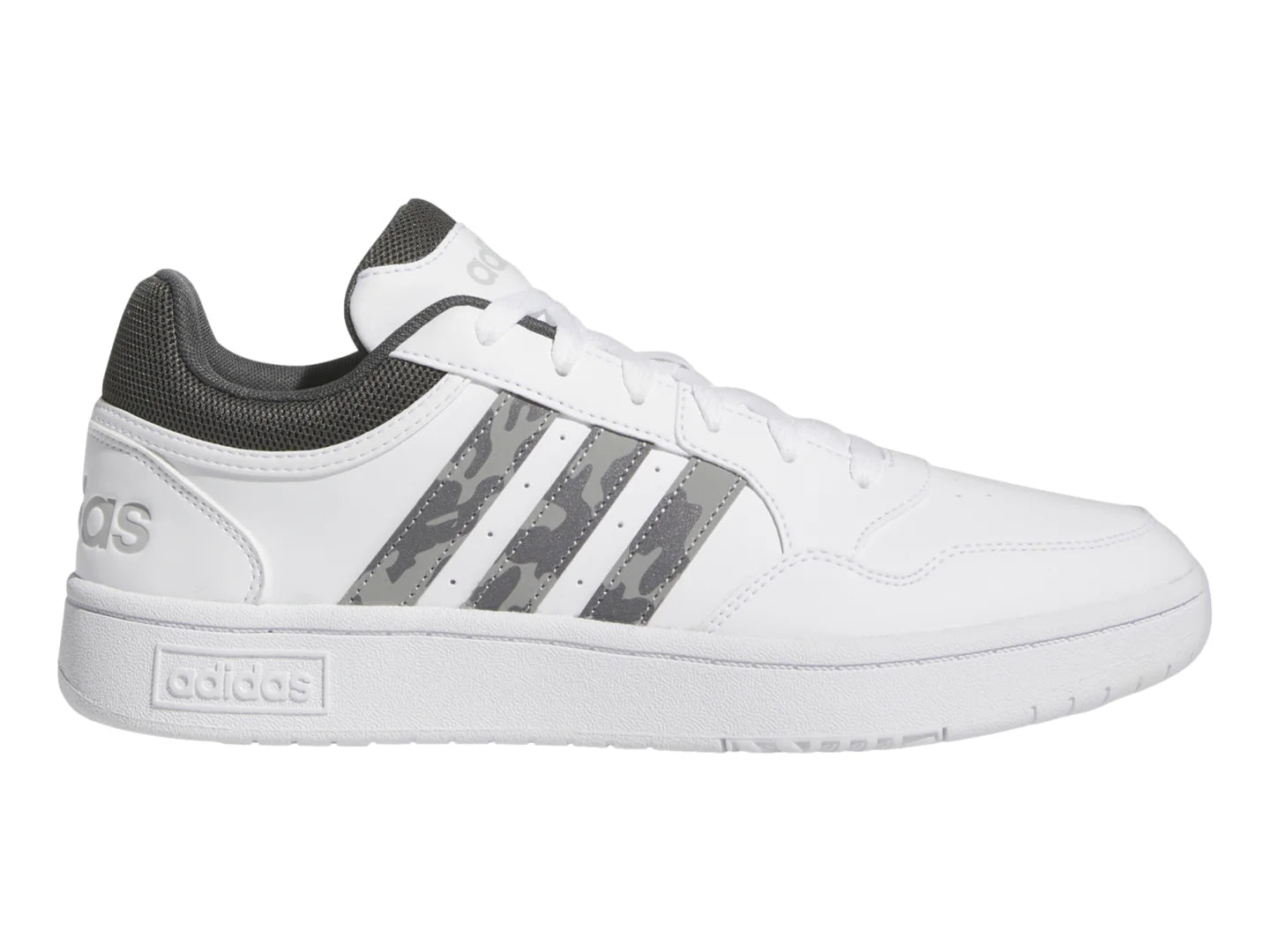 Tenis Adidas Hoops 30 Blanco y Gris para Hombre
