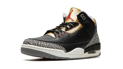 AIR JORDAN 3 WMNS Black Cement Gold