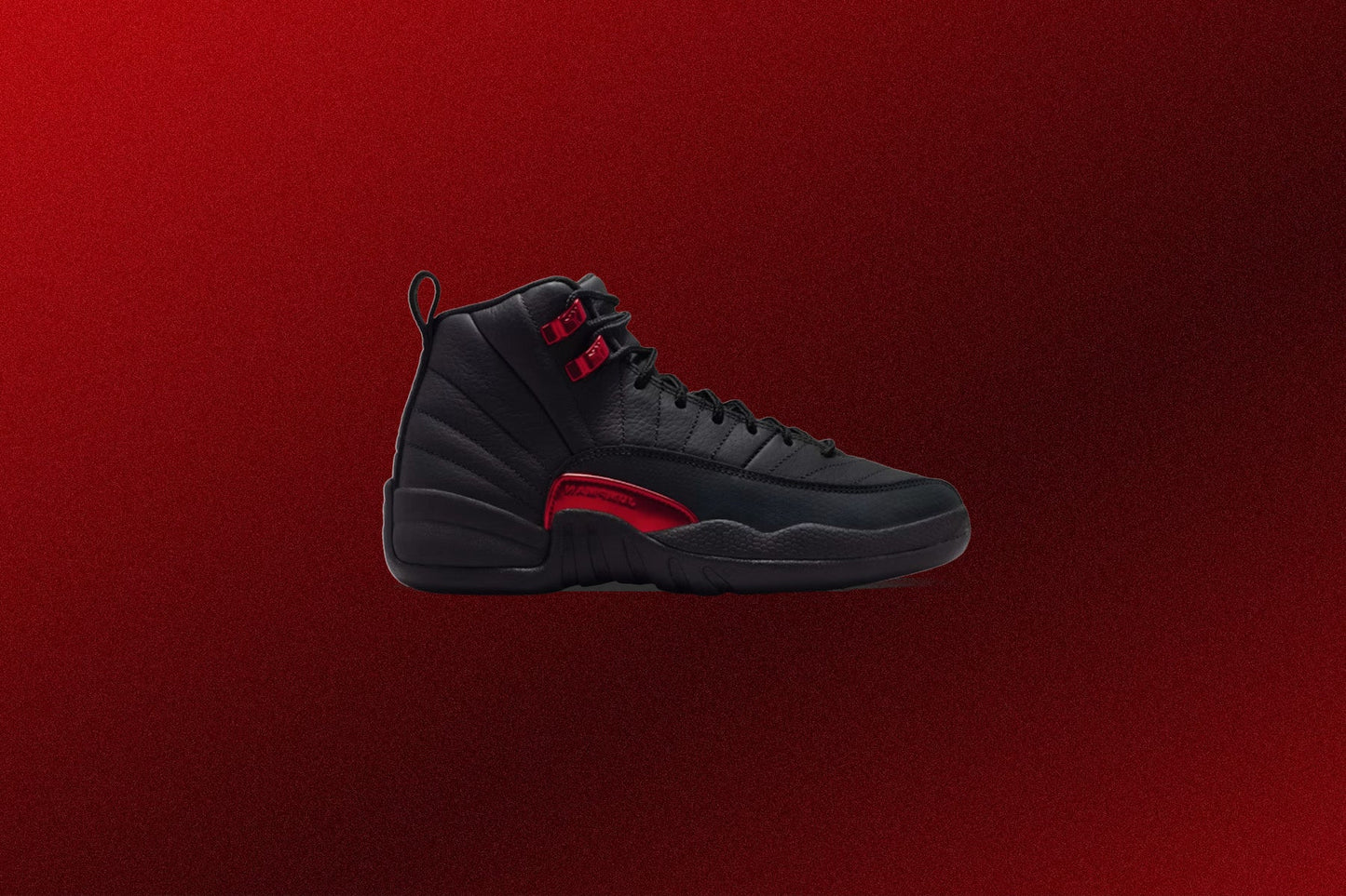 Air Jordan 12 Retro Bloodline GS Black Varsity Red