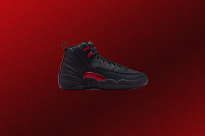 Air Jordan 12 Retro Bloodline GS Black Varsity Red