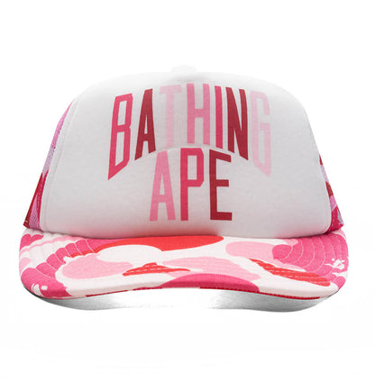 ABC Camo NYC Logo Mesh Cap Pink