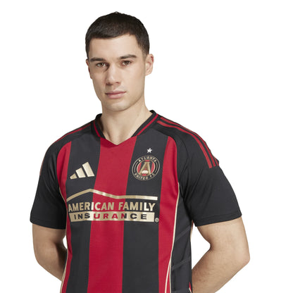 adidas Mens Atlanta United Home Authentic Jersey 25 Black