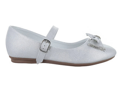 Zapatos Planos Genesis Salma Blanco para Niña