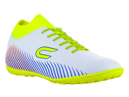 Tenis de Fútbol Court Blanco y Amarillo para Hombre