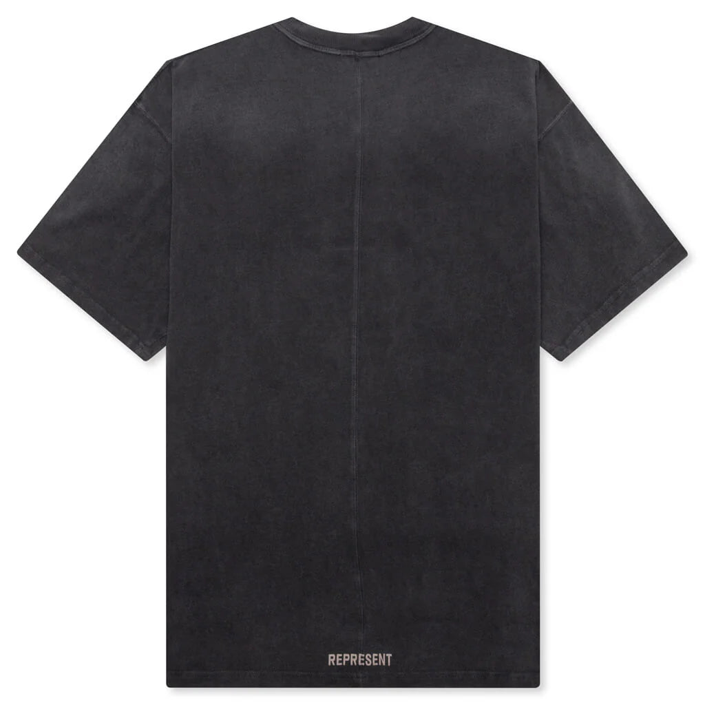 Spirits Mascot T Shirt Aged Black