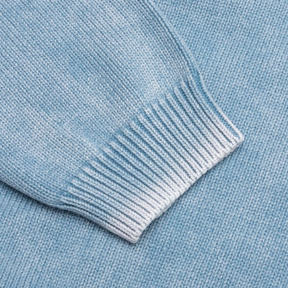 Faded Cotton Crew Blue