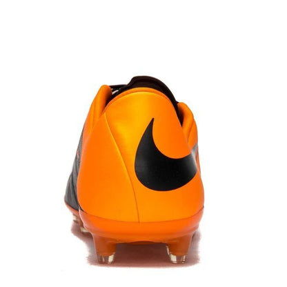 Nike Hypervenom Phinish Leather FG Firm Ground Soccer Cleats Black Total Orange
