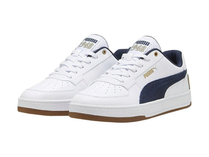 Tenis PUMA Caven 20 Retro Club Blanco y Azul Marino para Hombre
