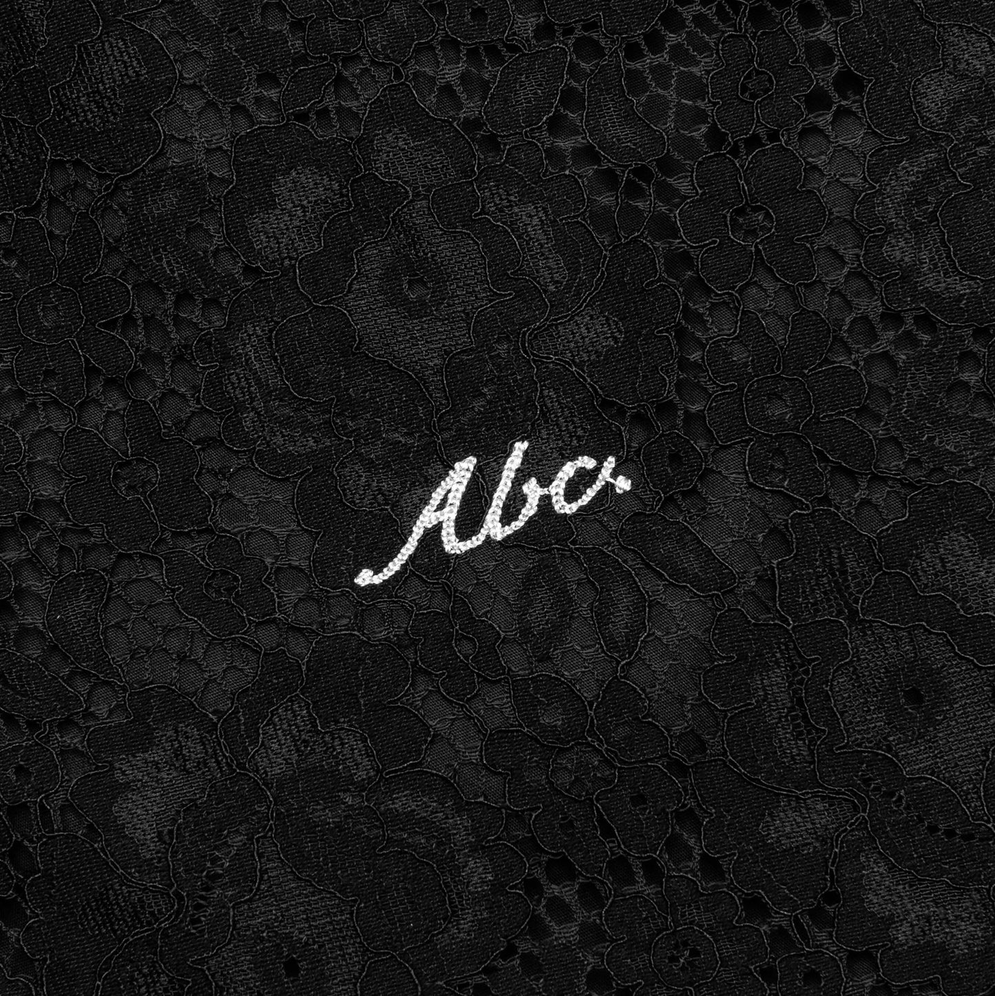 Abc Crystal Rivet Lace Double Knee Pant Black
